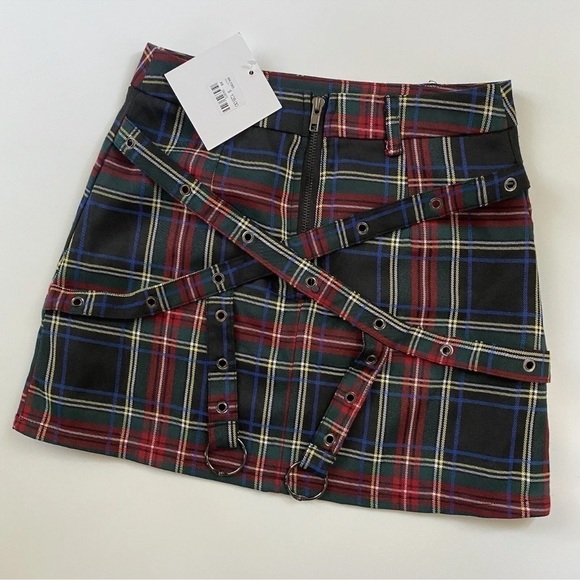 Seek the Label Plaid Mini Skirt XS Clueless Schoolgirl - Picture 4 of 5